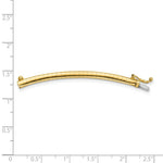 Load image into Gallery viewer, 14K Yellow Gold 3mm Omega Extender for Necklace