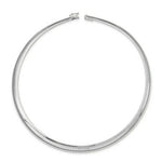 Load image into Gallery viewer, 14K White Gold 8mm Domed Omega Necklace Length 16'' inches