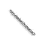 Load image into Gallery viewer, 14K White Gold 1.4mm Round Open Link Cable Chain