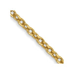 Load image into Gallery viewer, 14K Yellow Gold 1.8mm Forzantine Cable Chain