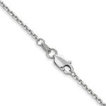 Load image into Gallery viewer, 14K White Gold 1.45mm Diamond-cut Cable Chain