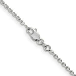 Load image into Gallery viewer, 14K White Gold 1.65mm Diamond-cut Cable Chain
