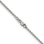 Load image into Gallery viewer, 14K White Gold 1.8mm Forzantine Cable Chain