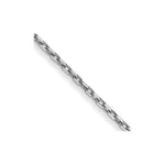 Load image into Gallery viewer, 14K White Gold .8mm Diamond-cut Cable with Lobster Clasp Chain