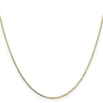 Load image into Gallery viewer, 14K Yellow Gold .7mm Box with Spring Ring Clasp Chain