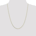 Load image into Gallery viewer, 14K Yellow Gold .7mm Box with Spring Ring Clasp Chain
