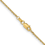 Load image into Gallery viewer, 14K Yellow Gold 1.4mm Diamond-cut Round Open Link Cable Chain