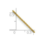 Load image into Gallery viewer, 14K Yellow Gold 1.2mm Parisian Wheat Chain