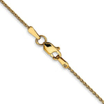 Load image into Gallery viewer, 14K Yellow Gold 1mm Diamond-cut Parisian Wheat Chain