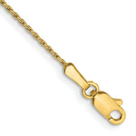 Load image into Gallery viewer, 14K Yellow Gold 1mm Parisian Wheat Chain Bracelet Length 7'' inches