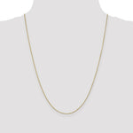 Load image into Gallery viewer, 14K Yellow Gold .9mm Diamond-cut Round Open Link Cable Chain