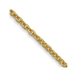 Load image into Gallery viewer, 14K Yellow Gold 1.4mm Forzantine Cable Chain