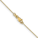 Load image into Gallery viewer, 14K Yellow Gold .8mm Diamond-cut Cable with Lobster Clasp Chain