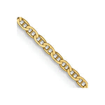 Load image into Gallery viewer, 14K Yellow Gold 1.5mm Lightweight Flat Anchor Link Pendant Chain