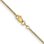 Load image into Gallery viewer, 14K Yellow Gold 1.4mm Round Open Link Cable Chain