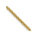 Load image into Gallery viewer, 14K Yellow Gold 1.4mm Round Open Link Cable Chain