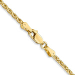 Load image into Gallery viewer, 14K Yellow Gold 2.25mm Parisian Wheat Chain