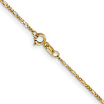 Load image into Gallery viewer, 14K Yellow Gold 1.25mm Flat Figaro Pendant Chain