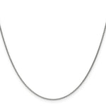 Load image into Gallery viewer, 14K White Gold 1mm Round Open Link Cable Chain