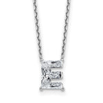 Load image into Gallery viewer, Lab Grown Diamond in A - Z Initial Letter with 14K Yellow/White Gold Necklace 18" inch Length - 1.25 to 3.75 Carat VS1/F Clarity Color