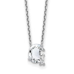 Load image into Gallery viewer, Lab Grown Diamond in A - Z Initial Letter with 14K Yellow/White Gold Necklace 18" inch Length - 1.25 to 3.75 Carat VS1/F Clarity Color