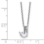 Load image into Gallery viewer, Lab Grown Diamond in A - Z Initial Letter with 14K Yellow/White Gold Necklace 18" inch Length - 1.25 to 3.75 Carat VS1/F Clarity Color