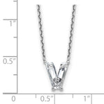 Load image into Gallery viewer, Lab Grown Diamond in A - Z Initial Letter with 14K Yellow/White Gold Necklace 18" inch Length - 1.25 to 3.75 Carat VS1/F Clarity Color