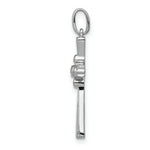 Load image into Gallery viewer, 14K White Gold Diamond Cross Pendant 1/15-Carat