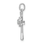 Load image into Gallery viewer, 14K White Gold Diamond Cross Pendant 1/12-Carat