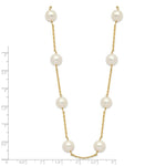 Load image into Gallery viewer, 14K Yellow Gold 8-9mm Freshwater Cultured Pearl Necklace length: 18 inches