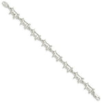 Load image into Gallery viewer, Sterling Silver Pig Hog Piggy Piglet Bracelet 7'' length
