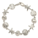 Load image into Gallery viewer, Sterling Silver Seashells Bracelet