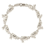 Load image into Gallery viewer, Sterling Silver Rabbits Bracelet 7'' length