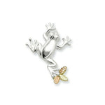 Load image into Gallery viewer, Sterling Silver & 12K Gold Frog Slide Necklace
