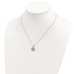 Load image into Gallery viewer, Sterling Silver & 12K Gold Snowflake Necklace