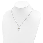 Load image into Gallery viewer, Sterling Silver & 12K Gold Cross Necklace