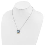 Load image into Gallery viewer, Sterling Silver & 12K Gold Horse Cameo Necklace