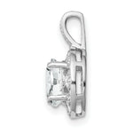Load image into Gallery viewer, Sterling Silver Diamond and White Topaz Pendant