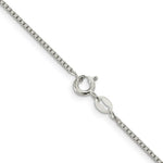 Load image into Gallery viewer, Sterling Silver 1.25mm 8 Sided Diamond-cut Box Chain