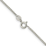 Load image into Gallery viewer, Sterling Silver 1.35mm 8 Sided Diamond-cut Box Chain