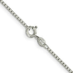 Load image into Gallery viewer, Sterling Silver 1.5mm 8 Sided Diamond-cut Box Chain