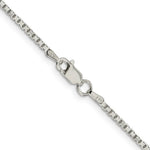 Load image into Gallery viewer, Sterling Silver 1.7mm 8 Sided Diamond-cut Box Chain