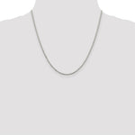Load image into Gallery viewer, Sterling Silver Rhodium-plated 1.7mm 8 Sided Diamond-cut Mirror Box Chain