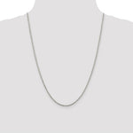 Load image into Gallery viewer, Sterling Silver Rhodium-plated 1.7mm 8 Sided Diamond-cut Mirror Box Chain