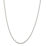 Load image into Gallery viewer, Sterling Silver 1.7mm with 2-inch extension Box Chain 18'' length