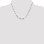 Load image into Gallery viewer, Sterling Silver 1.7mm with 2-inch extension Box Chain 18'' length