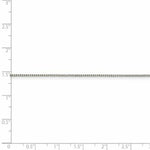 Load image into Gallery viewer, Sterling Silver Rhodium-plated .9mm Box Chain