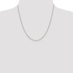Load image into Gallery viewer, Sterling Silver Rhodium-plated .9mm Box Chain