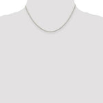 Load image into Gallery viewer, Sterling Silver Rhodium-plated 1.1mm Box Chain