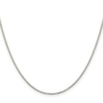 Load image into Gallery viewer, Sterling Silver Rhodium-plated 1.1mm Box Chain